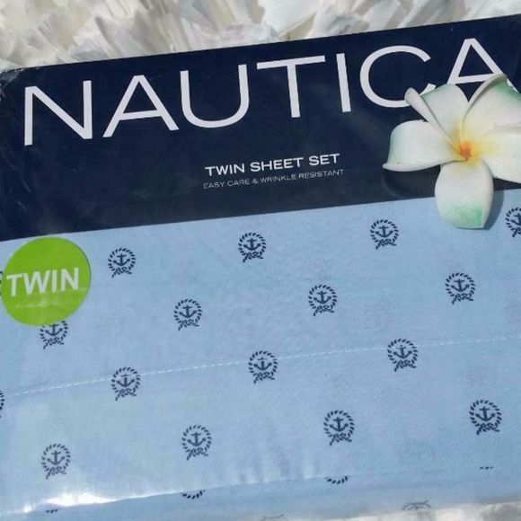 Nautica Other - Nautica Twin Sheet Set Anchor Circle